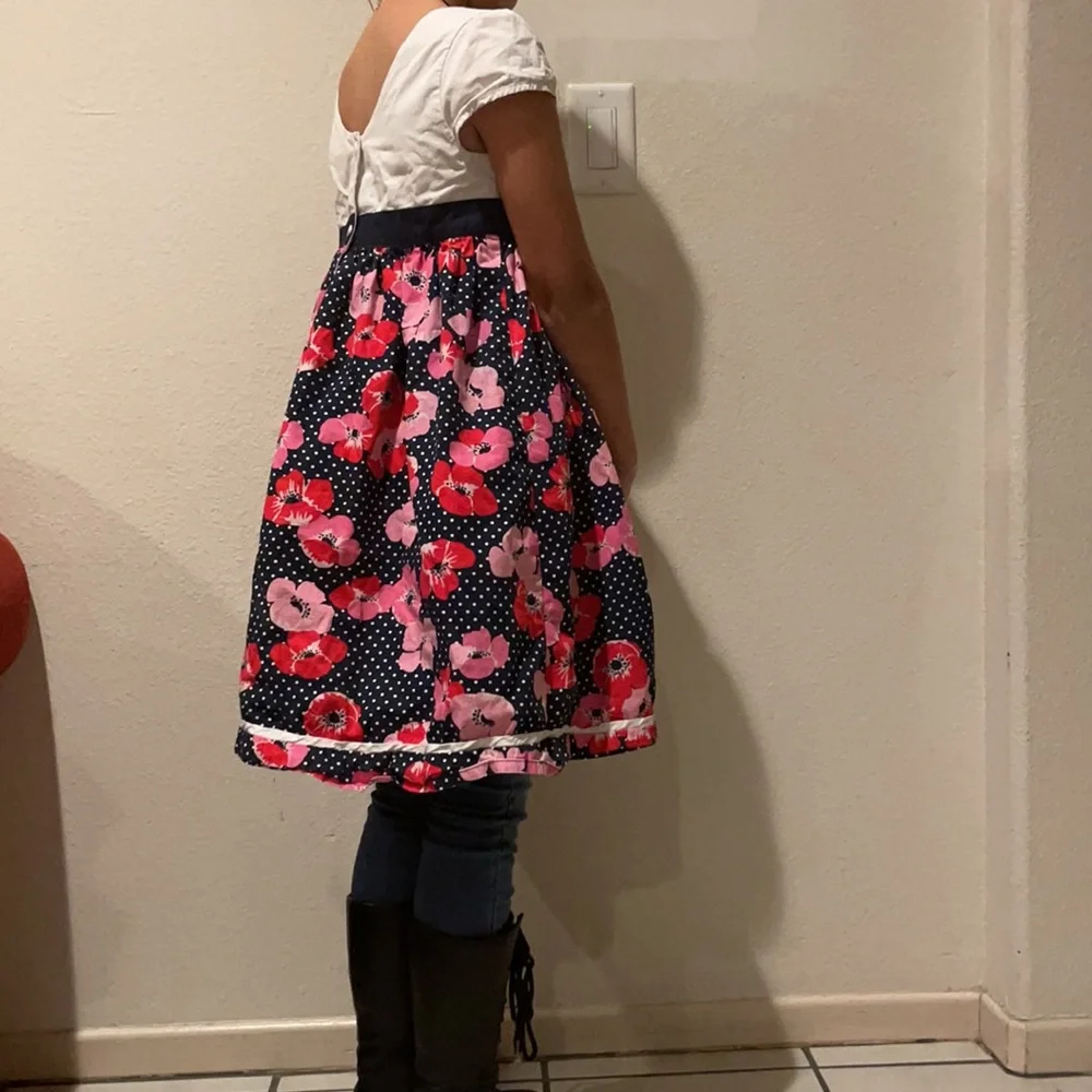 Gymboree girls floral cotton dress